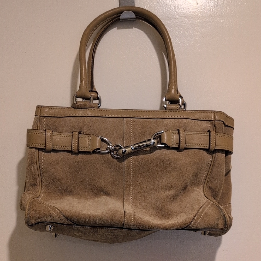 Coach Tan Leather Shoulder Bag